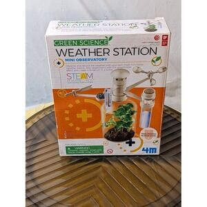 Toysmith Green Science Weather Station Kit Educational 4M Kids New Sealed